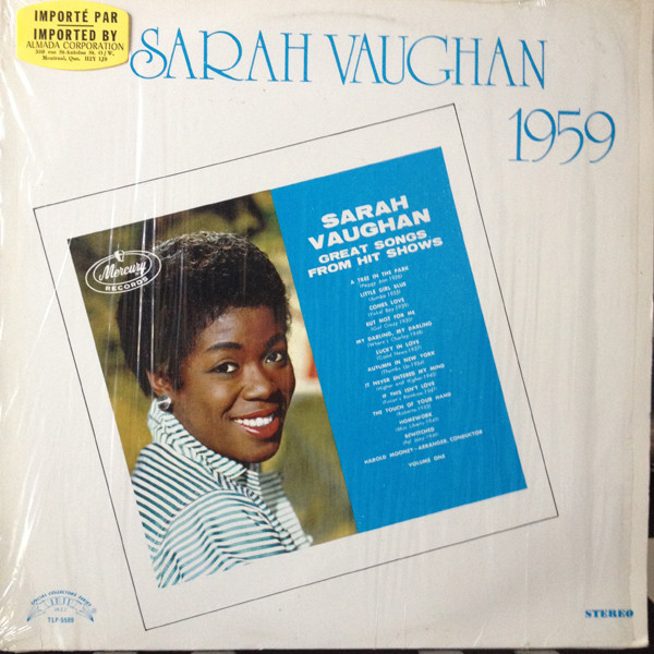 Sarah Vaughan Sings Great Songs From Hit Shows Vol 1 Digelius