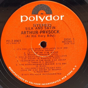 Arthur Prysock: At His Very Best - Silk And Satin