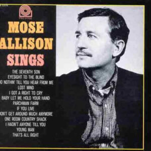 Mose Allison: Mose Allison Sings