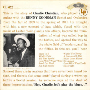 Charlie Christian With The Benny Goodman Sextet* And Orchestra*: With The Benny Goodman Sextet And Orchestra