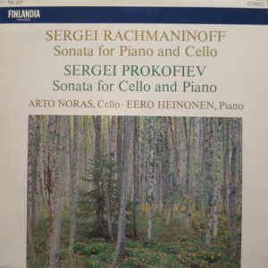 Sergei Rachmaninoff* / Sergei Prokofiev - Arto Noras, Eero Heinonen (2): Sonata For Piano And Cello / Sonata For Cello And Piano