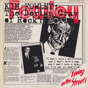 Kim Fowley: Living In The Streets