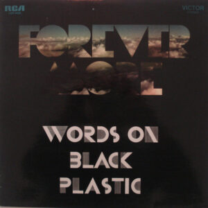 Forever More: Words On Black Plastic