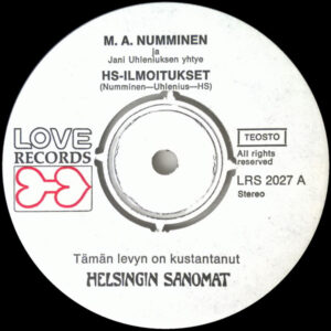 M.A. Numminen ja Jani Uhleniuksen Yhtye: HS-ilmoitukset