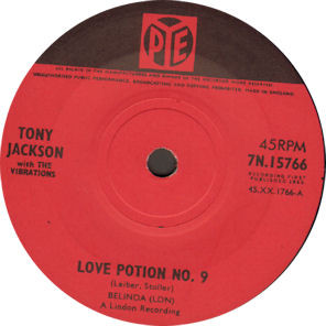 Tony Jackson With The Vibrations*: Love Potion No. 9