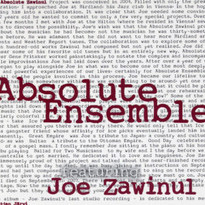 Absolute Ensemble Featuring Joe Zawinul: Absolute Zawinul